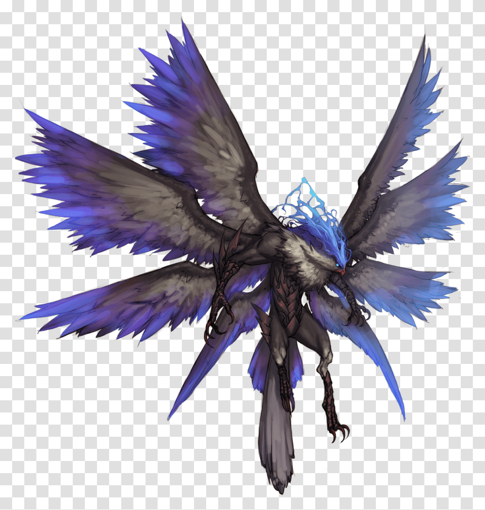 Concept Art Bird Monster, Animal, Dragon, Purple, Crystal Transparent Png