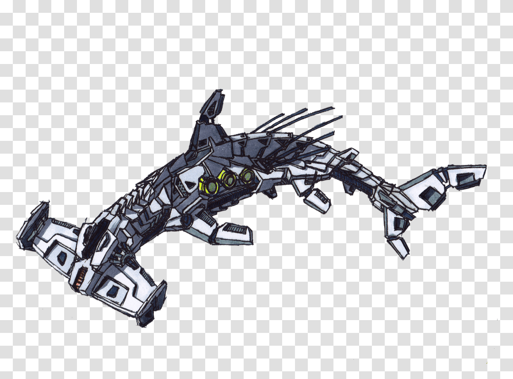 Concept Art Horizon Zero Dawn Robots, Dragon, Gun, Weapon, Weaponry Transparent Png