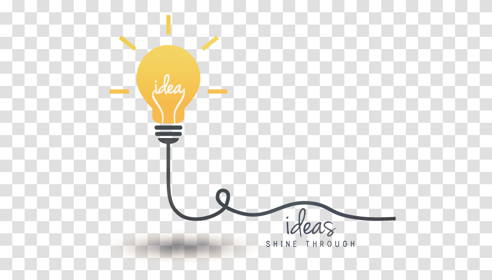 Concept Light Creativity Idea Vector Incandescent Bulb Ideas Clipart, Lightbulb Transparent Png