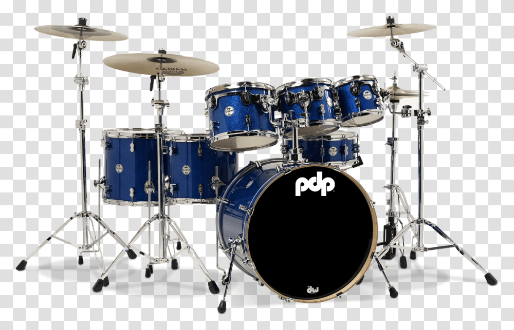 Concept Maple Blue Sparkle 7 Piece Drum Set 7 Piece, Percussion Transparent Png