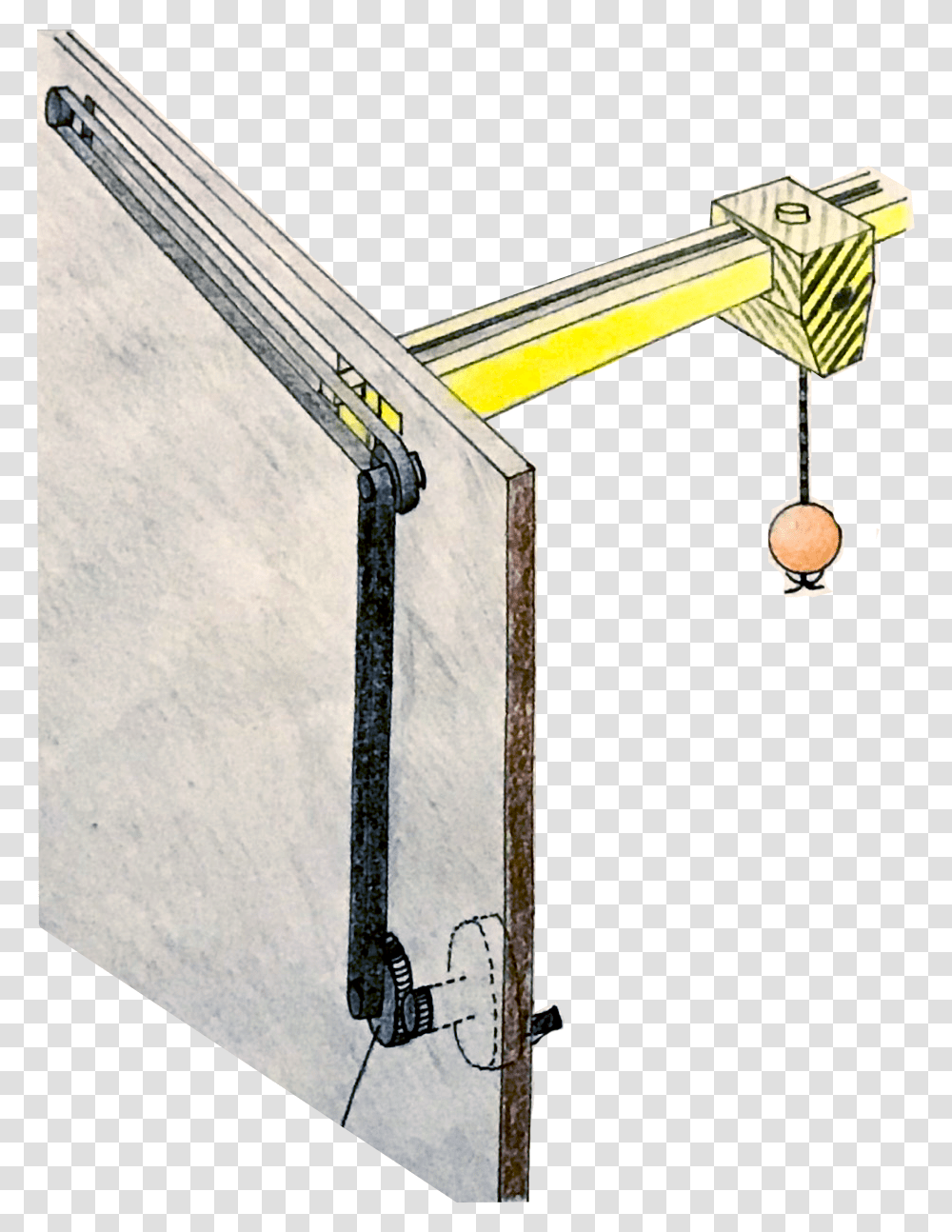 Concept Sketch Crane Crane, Utility Pole, Musical Instrument, Brass Section, Key Transparent Png