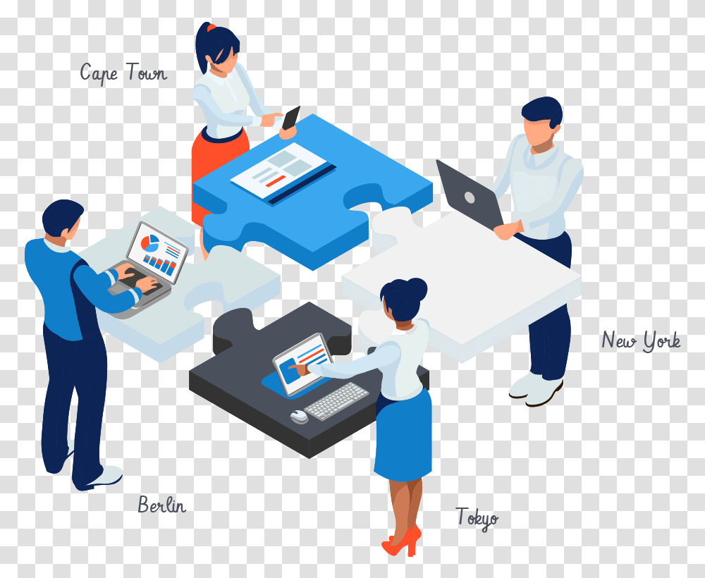Conceptboard Remote Teams Working Together Hr Strategy For Start Up, Person, Tabletop, Furniture, Computer Transparent Png