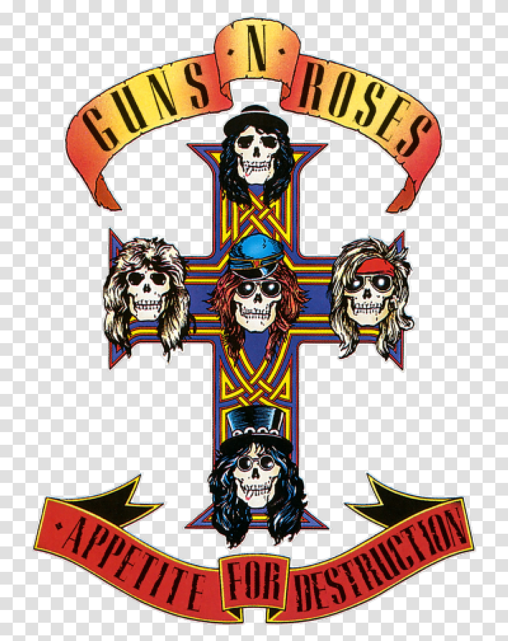 Concert Clipart Garage Band Guns N Roses Appetite For Destruction, Symbol, Emblem, Architecture, Building Transparent Png