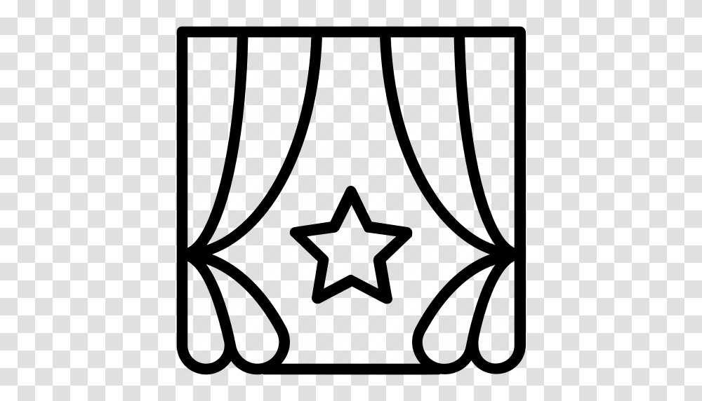 Concert Entertainment Show Show Stage Theater Icon, Furniture, Star Symbol Transparent Png
