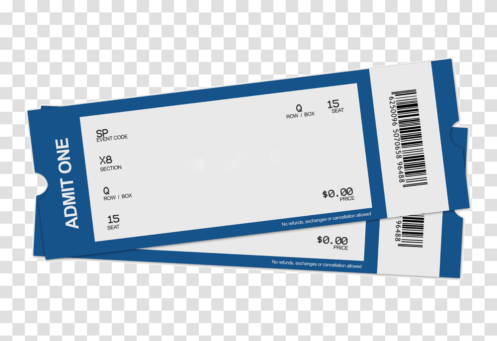 Concert Ticket Clipart, Business Card, Paper, Page Transparent Png