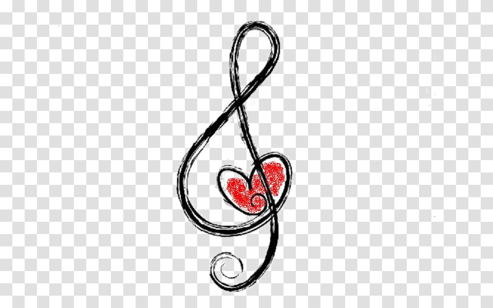 Concerts With Causes Inc Treble Clef Background Heart, Alphabet, Locket Transparent Png