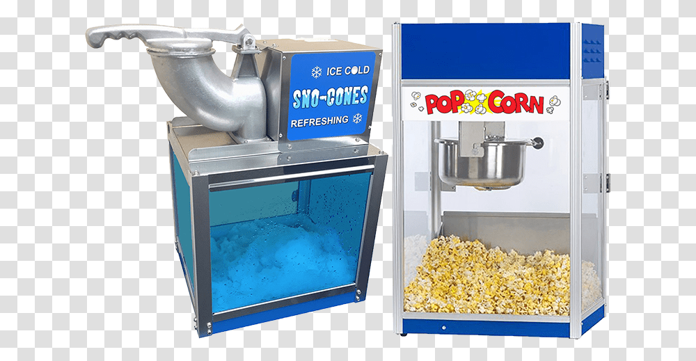 Concessions Popcorn Machine Blue, Sink Faucet, Food, Mailbox, Letterbox Transparent Png