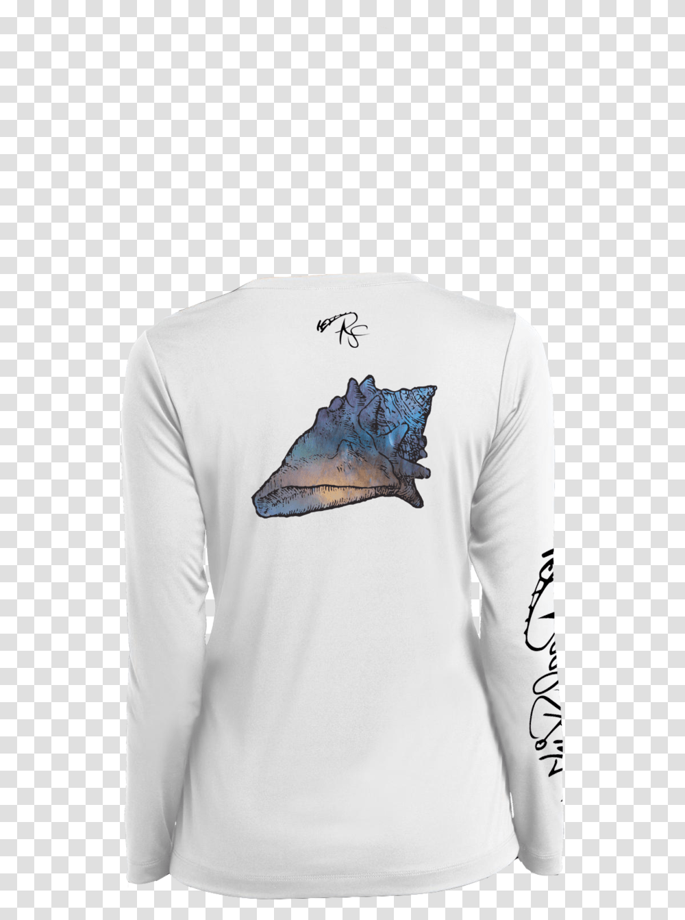 Conch Long Sleeved T Shirt, Apparel, Person, Human Transparent Png