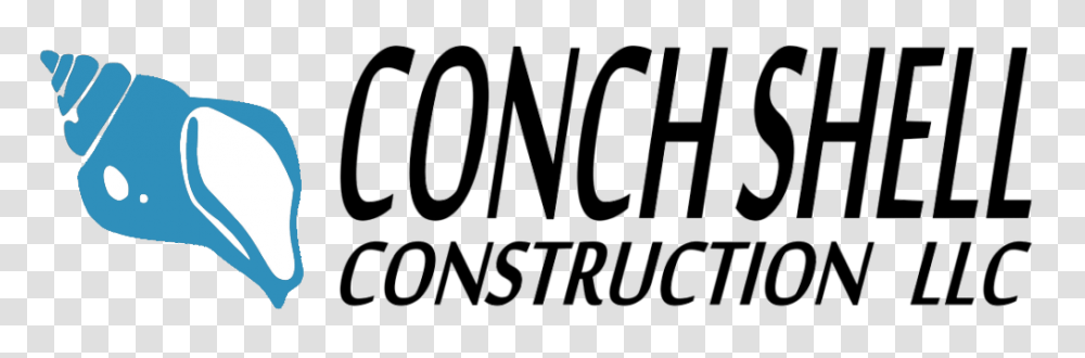 Conch Shell Construction Llc Marine Construction, Label, Word, Alphabet Transparent Png