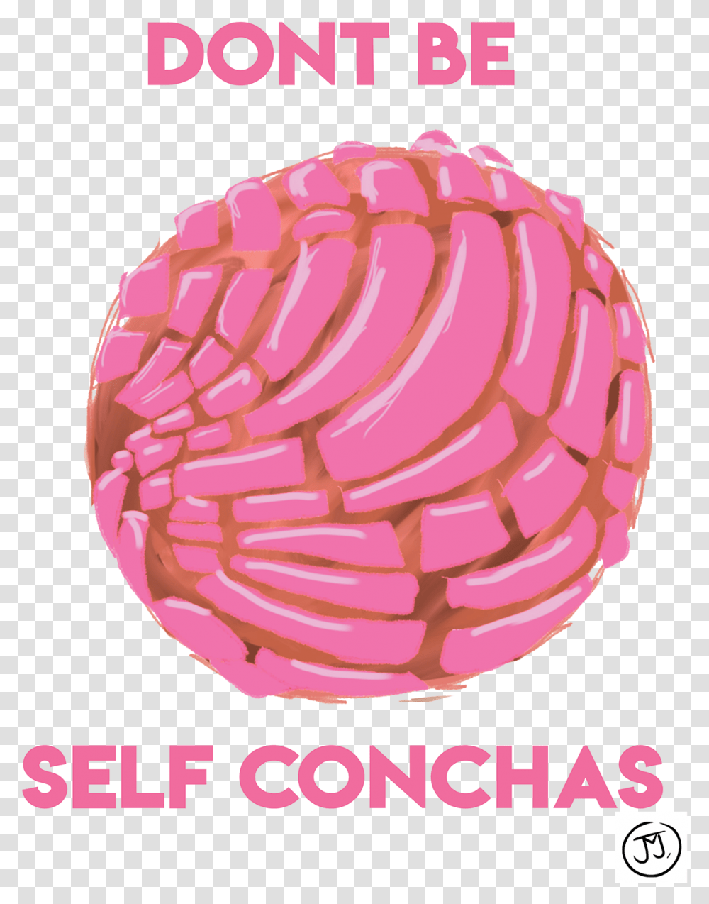 Concha Poster, Food, Icing, Cream, Cake Transparent Png