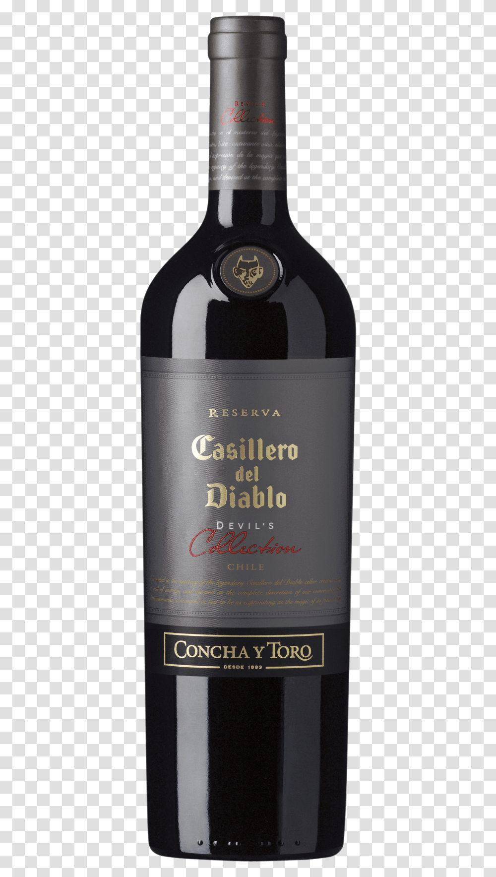 Concha Y Toro Devil's Collection Red 2016 Bottle Casillero Del Diablo Devils Collection, Alcohol, Beverage, Drink, Wine Transparent Png
