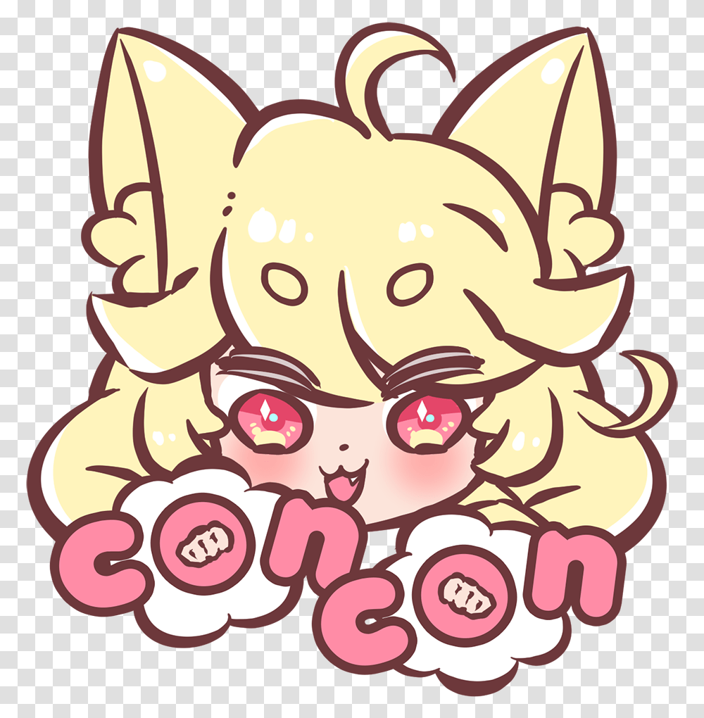 Concon Ahegao, Doodle, Drawing Transparent Png