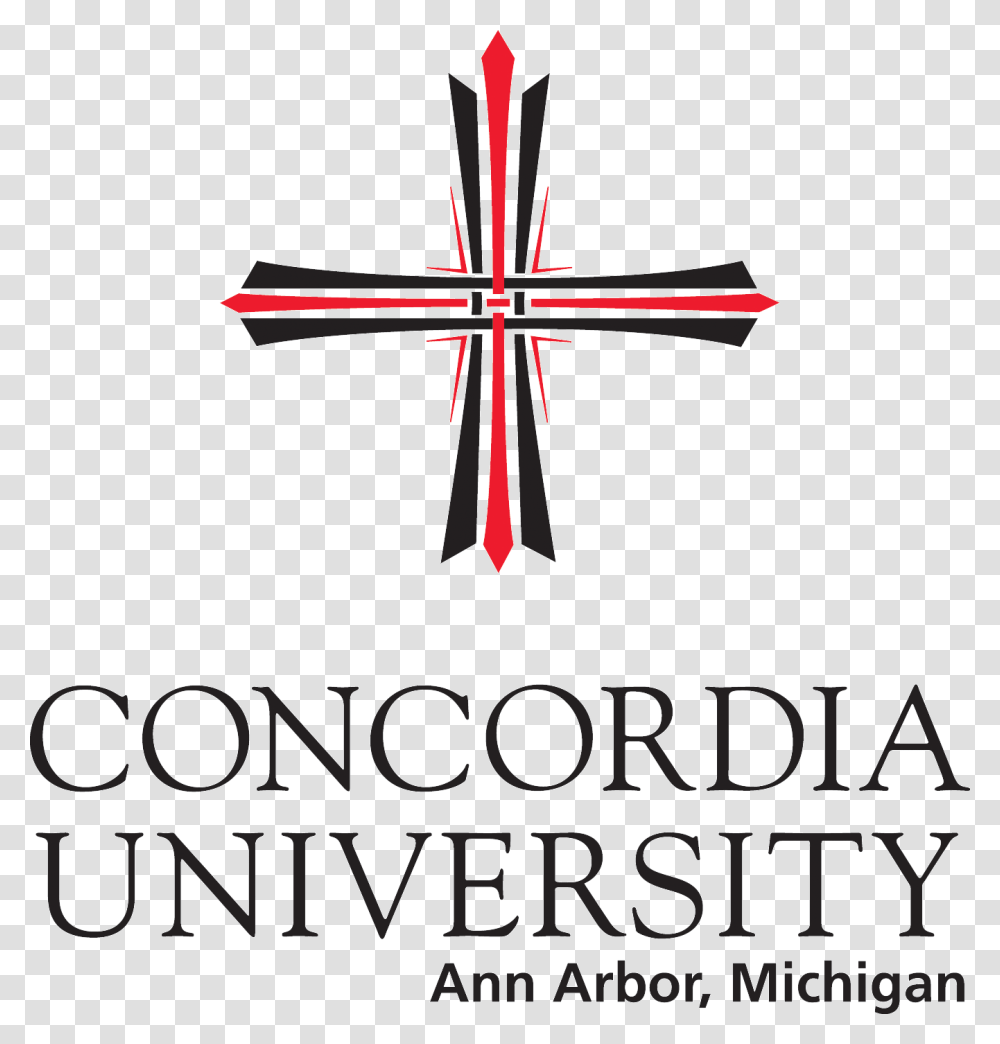 Concordia University Ann Arbor Logo, Cross, Crucifix Transparent Png