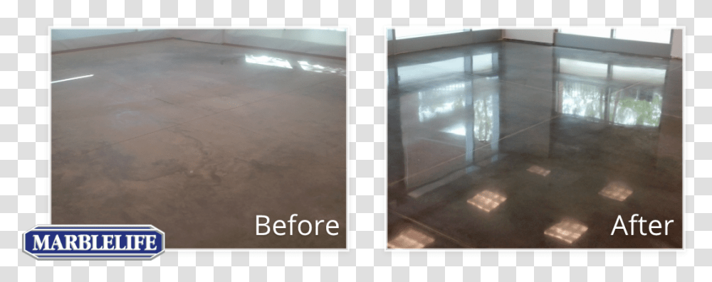 Concrete Before Amp After Marblelife, Floor, Flooring, Indoors, Room Transparent Png