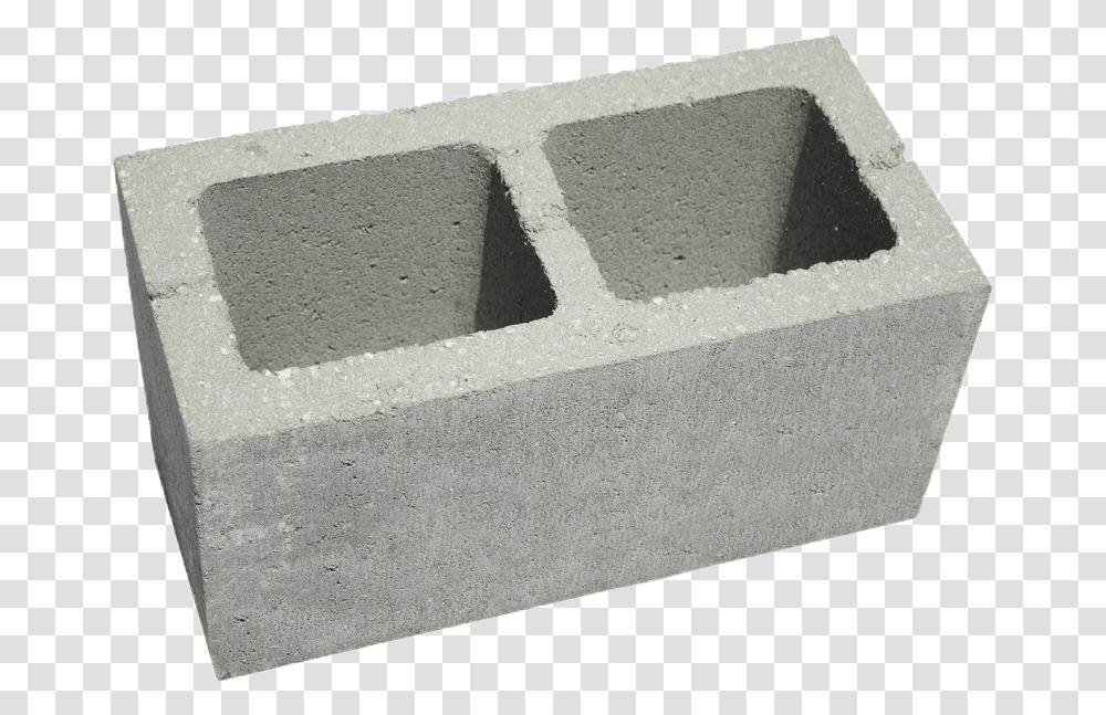 Concrete Block With Holes Image Concrete Blocks, Double Sink, Brick, Rug, Box Transparent Png