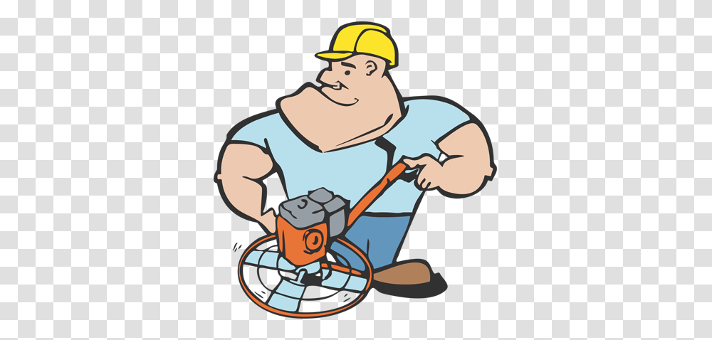 Concrete Clipart Concreting, Person, Cleaning, Outdoors, Hat Transparent Png