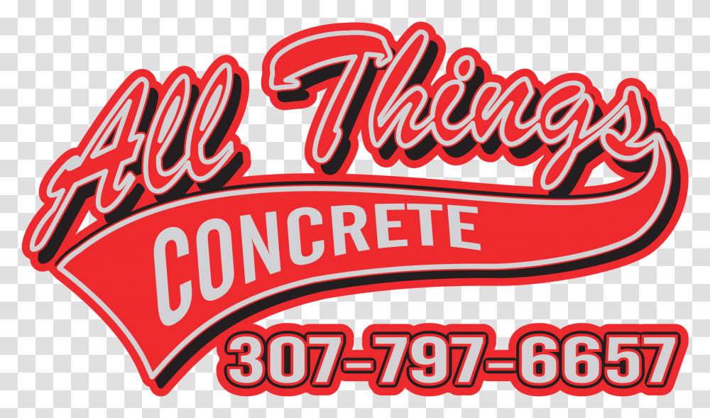 Concrete Contractor Foundation Pouring Repairs Amp Calligraphy, Meal, Food, Label Transparent Png