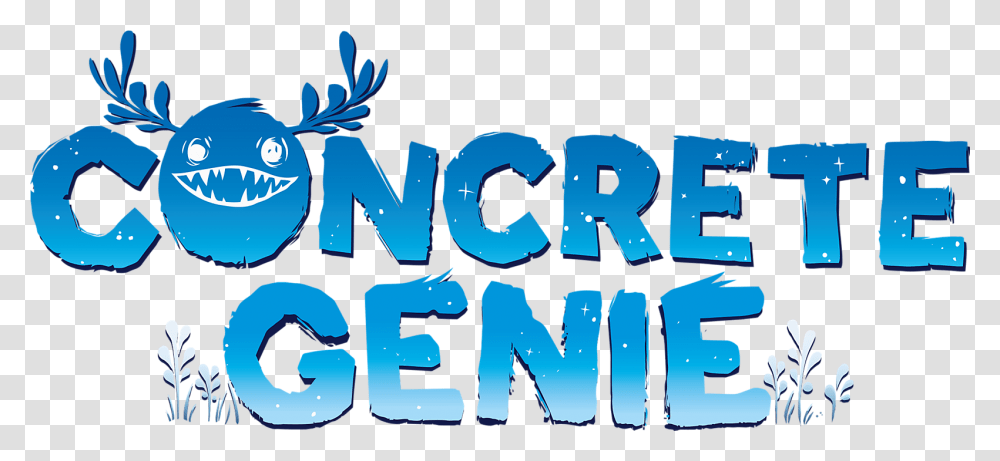 Concrete Genie Logo Genies Ps4 Adventure Games Concrete Genie Logo, Text, Alphabet, Word, Label Transparent Png