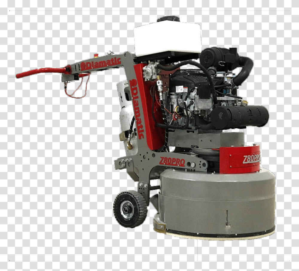 Concrete Grinder, Machine, Engine, Motor, Rotor Transparent Png