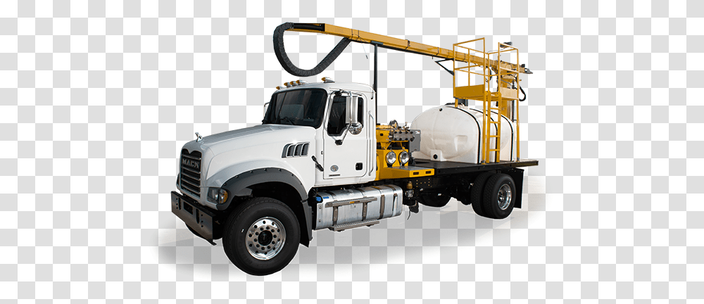 Concrete Hog Spec Sheet Crane, Truck, Vehicle, Transportation, Machine Transparent Png