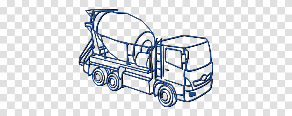 Concrete Mixer Transport, Vehicle, Transportation, Wagon Transparent Png