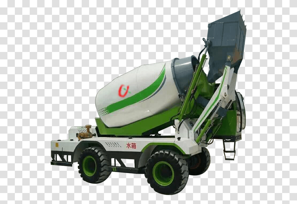 Concrete Mixer Truck Concrete Mixer, Transportation, Vehicle, Lawn Mower, Buggy Transparent Png