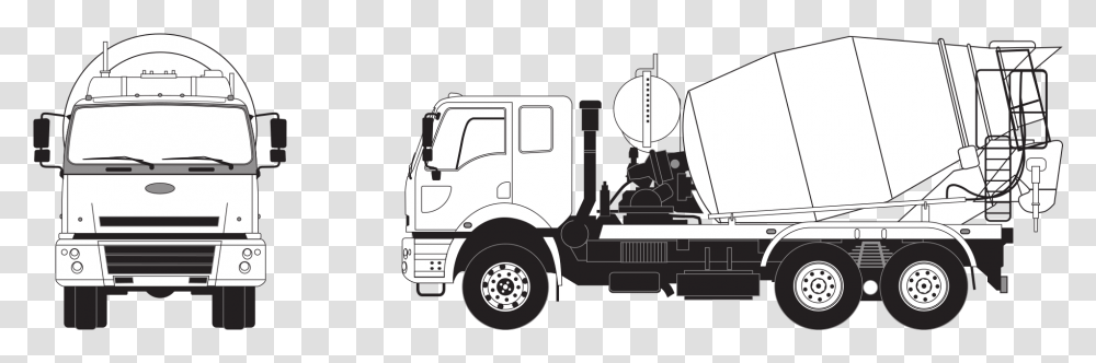 Concrete Mixer Truck Transport Mixer Graphic Hq Drogi Komunikacyjne Na Budowie, Vehicle, Transportation, Bus, Trailer Truck Transparent Png