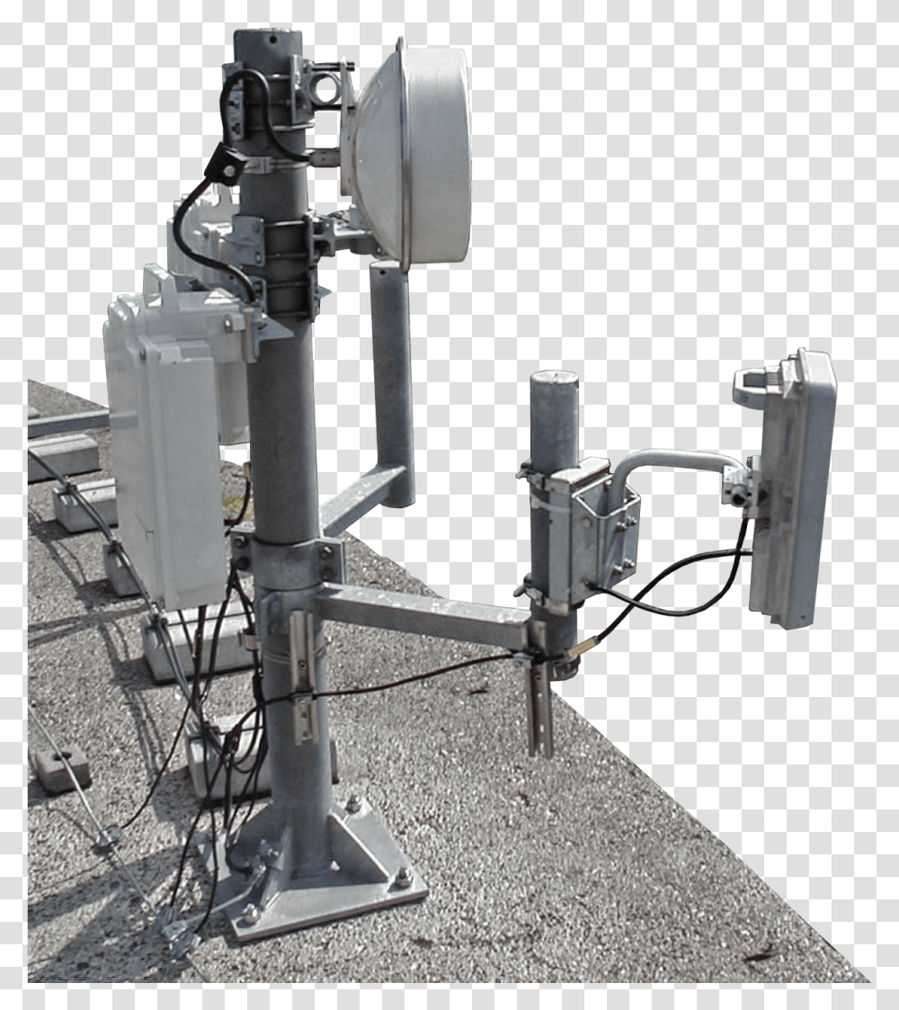 Concrete Mounted Galvanised Pole For Rooftop Machine Tool, Tripod, Robot, Tabletop, Furniture Transparent Png