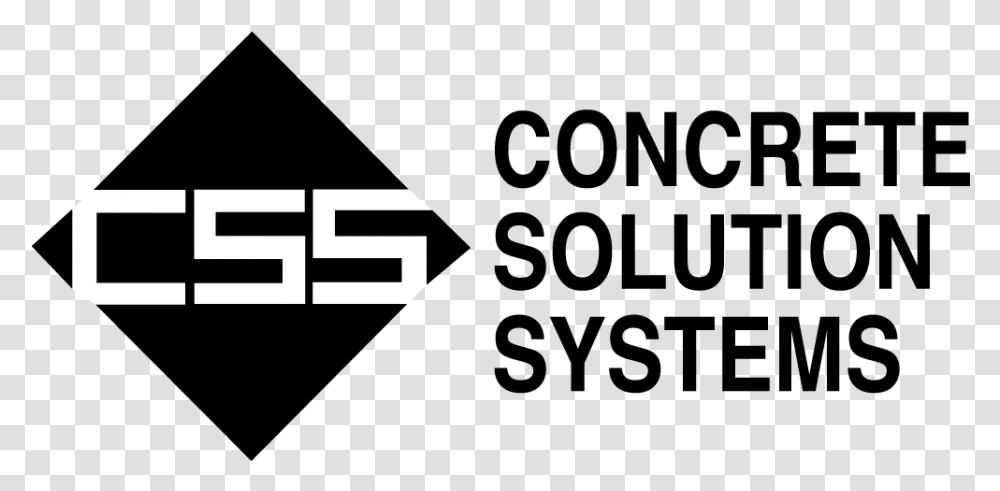 Concrete Solution Systems Triangle, Logo, Trademark, Arrow Transparent Png