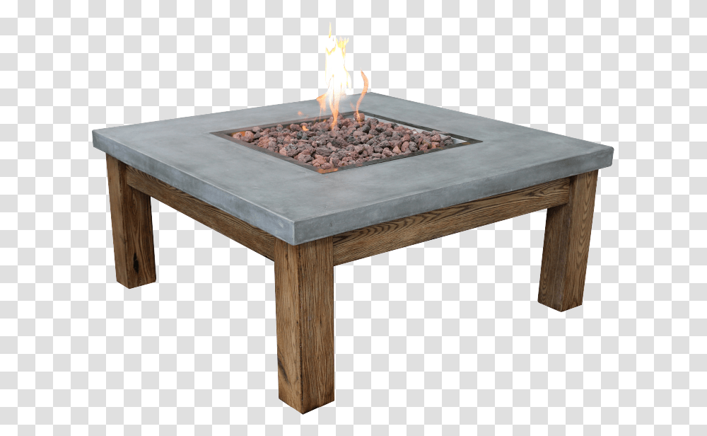 Concrete Table Fire Pit Gas Firepit Table Uk, Furniture, Coffee Table, Tabletop, Kitchen Island Transparent Png