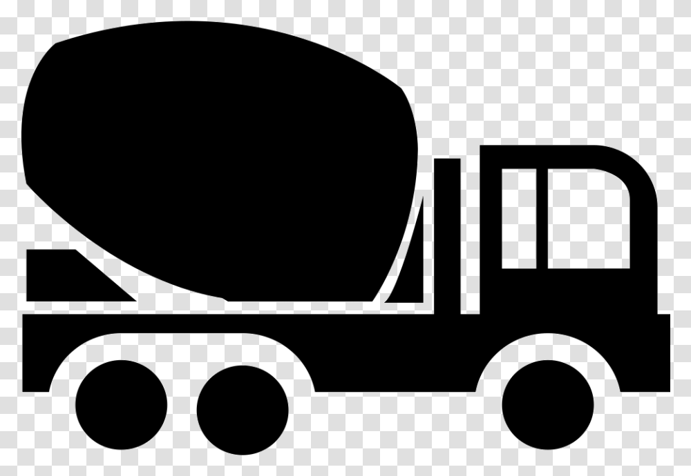 Concrete Truck Ready Mix Truck Icon, Vehicle, Transportation, Van, Moving Van Transparent Png