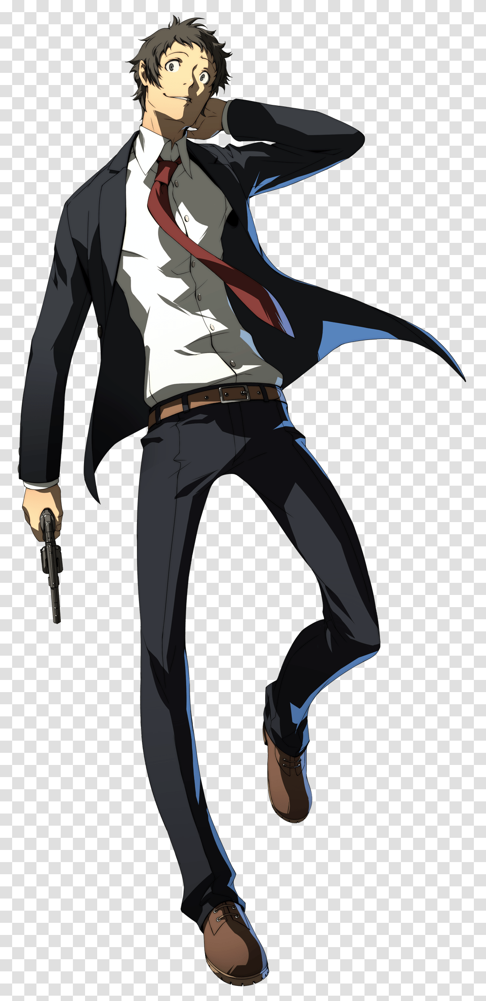 Condense Icon Persona 4 Arena Ultimax Adachi, Apparel, Performer, Long Sleeve Transparent Png