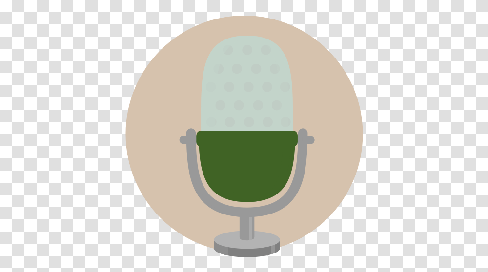 Condenser Mic Microphone Vintage Icon Circle, Plant, Food, Sweets, Confectionery Transparent Png