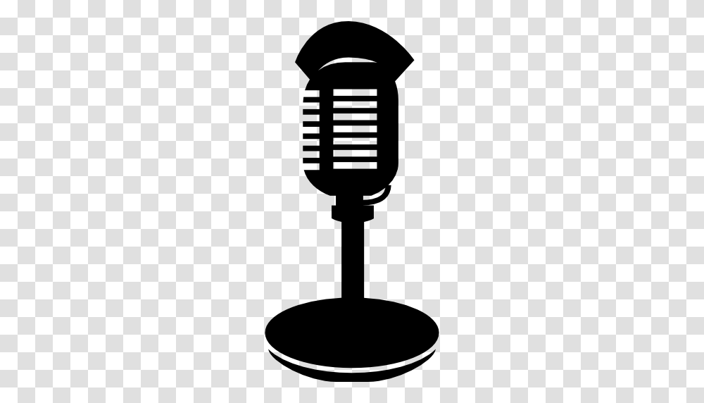 Condenser Microphone With Stand And Lips, Lamp, Electrical Device, Electronics Transparent Png