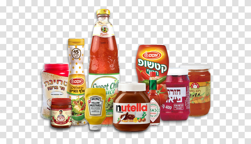 Condiments And Spreads Like Tahini Paste Thousand Bottle, Food, Ketchup, Beer, Alcohol Transparent Png