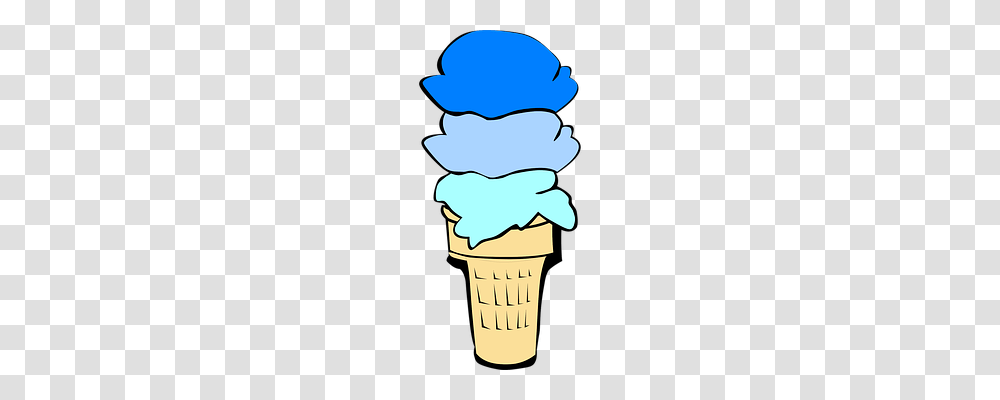 Cone Food, Cream, Dessert, Creme Transparent Png