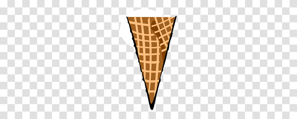 Cone Food, Cream, Dessert, Creme Transparent Png