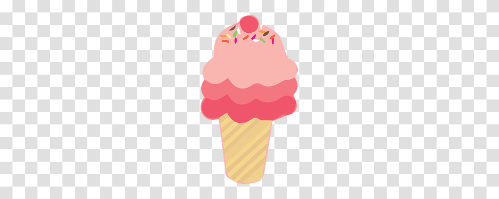 Cone Food, Cream, Dessert, Creme Transparent Png