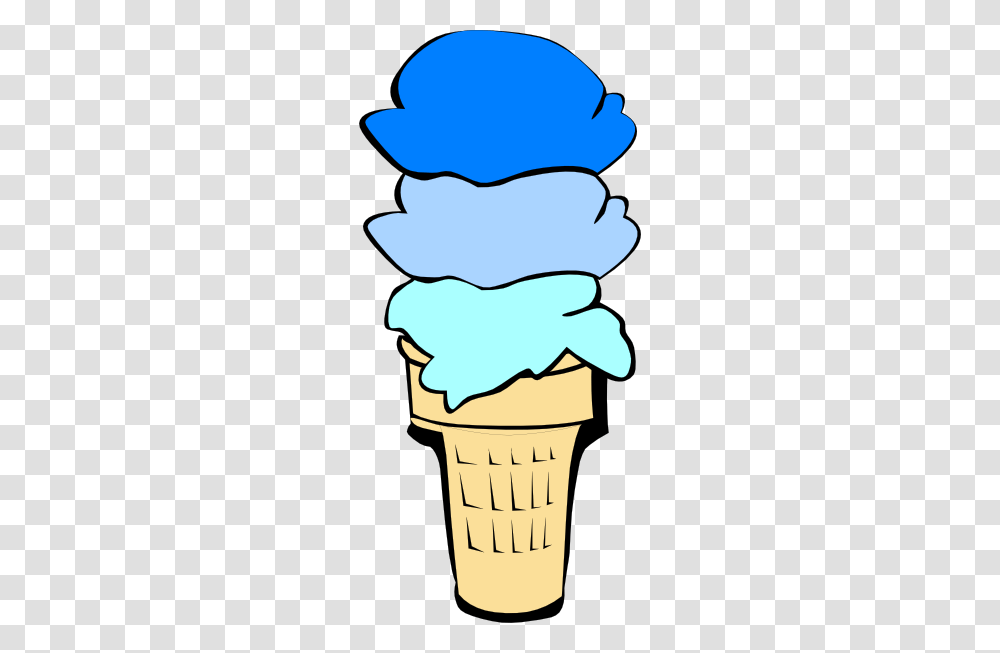 Cone Clipart Blue, Food, Cream, Dessert, Creme Transparent Png