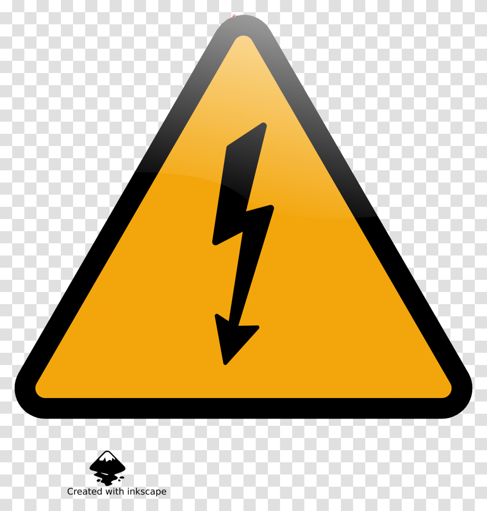 Cone Clipart Caution, Triangle, Sign, Road Sign Transparent Png
