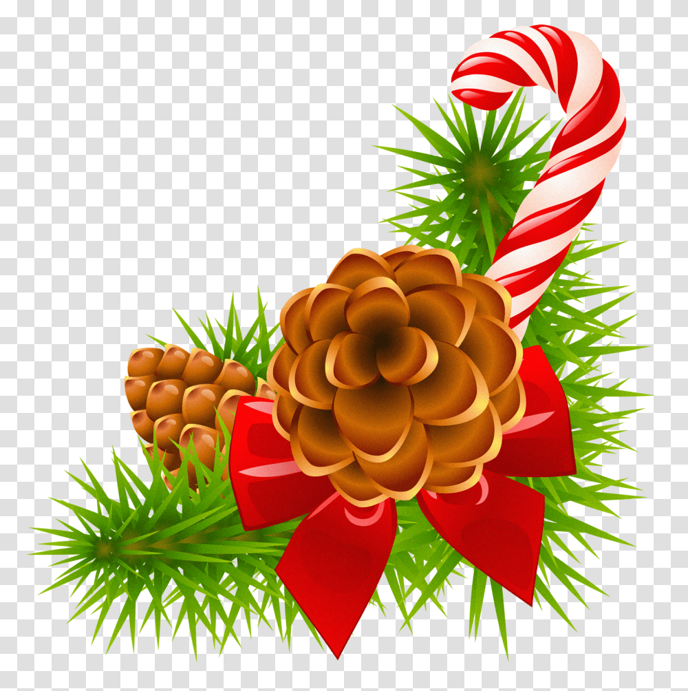 Cone Clipart Christmas, Plant, Food, Fruit Transparent Png