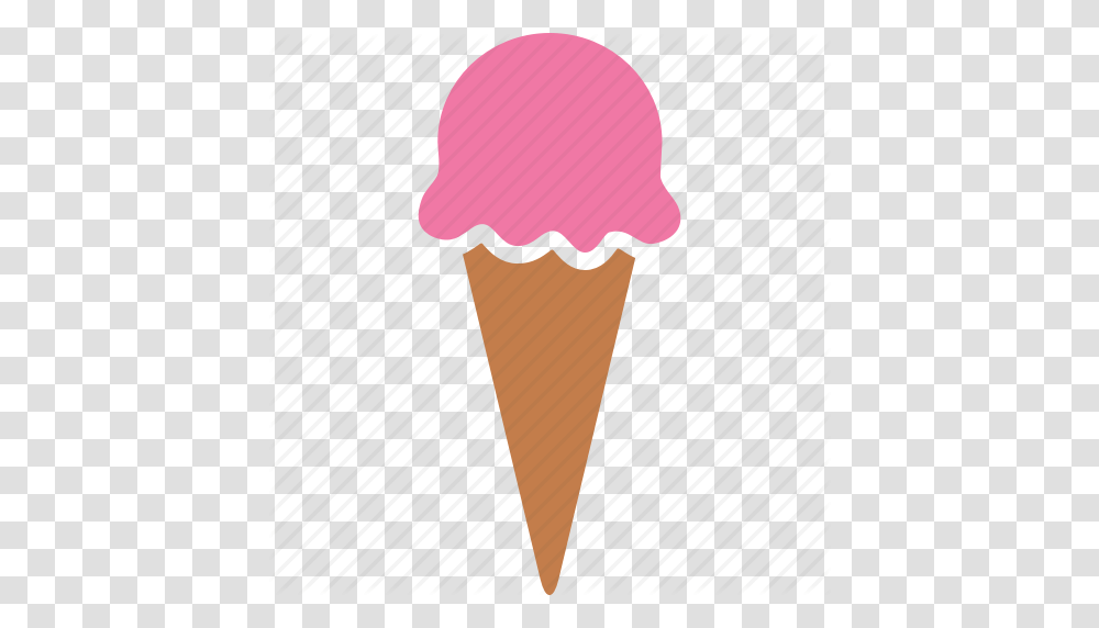 Cone Cream Dessert Gelato Ice Icecream Scoop Icon, Food, Creme, Tie, Accessories Transparent Png