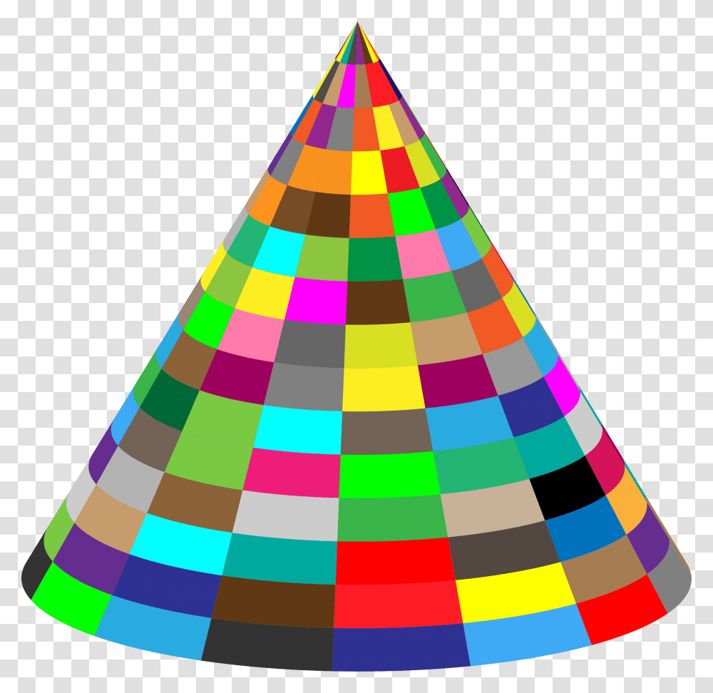 Cone Dimensional 3d Cone, Apparel, Hat, Party Hat Transparent Png