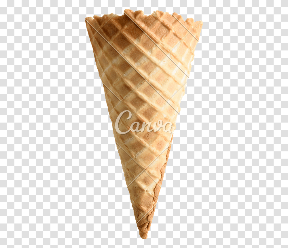 Cone Empty Empty Ice Cream Cone, Food, Dessert, Creme, Bread Transparent Png