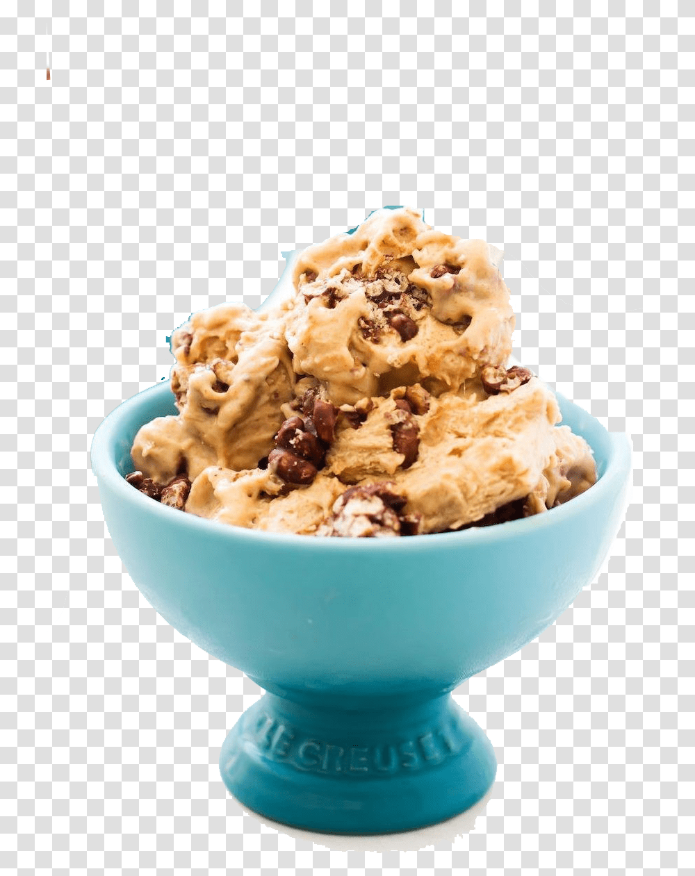 Cone Ice Cream Clipart Peanut Butter Crunch Ice Cream, Dessert, Food, Creme Transparent Png