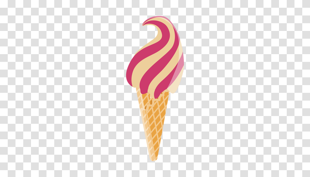 Cone Ice Cream Flat Icon, Dessert, Food, Creme, Bird Transparent Png