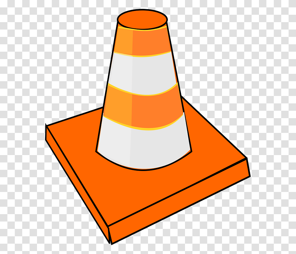 Cone Line Traffic Clipart Cartoon Traffic Cone Transparent Png