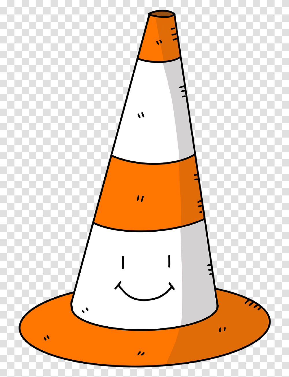 Cone Orange, Apparel, Hat Transparent Png