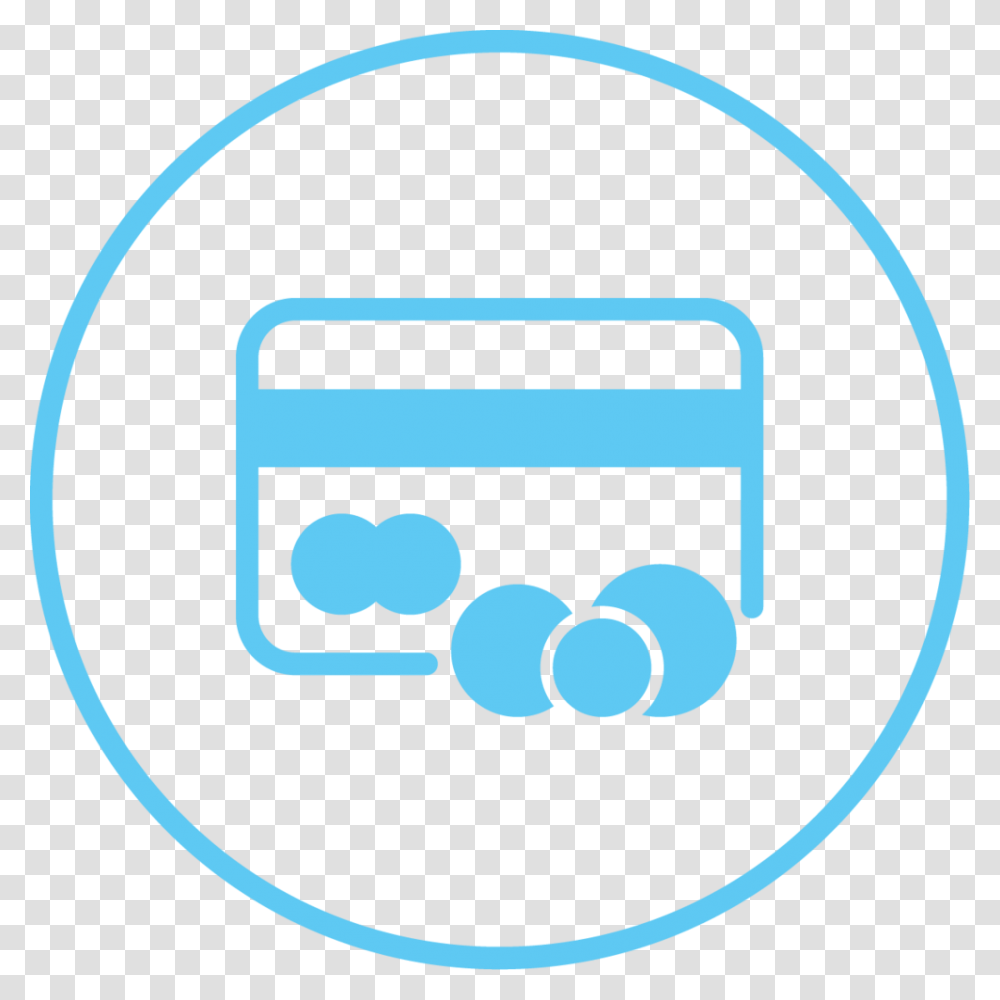 Conen Blue Payments Circle, Label, Sticker, Electronics Transparent Png