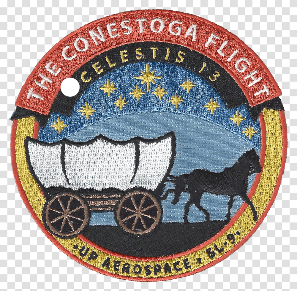 Conestoga Patch Carriage, Logo, Trademark, Rug Transparent Png